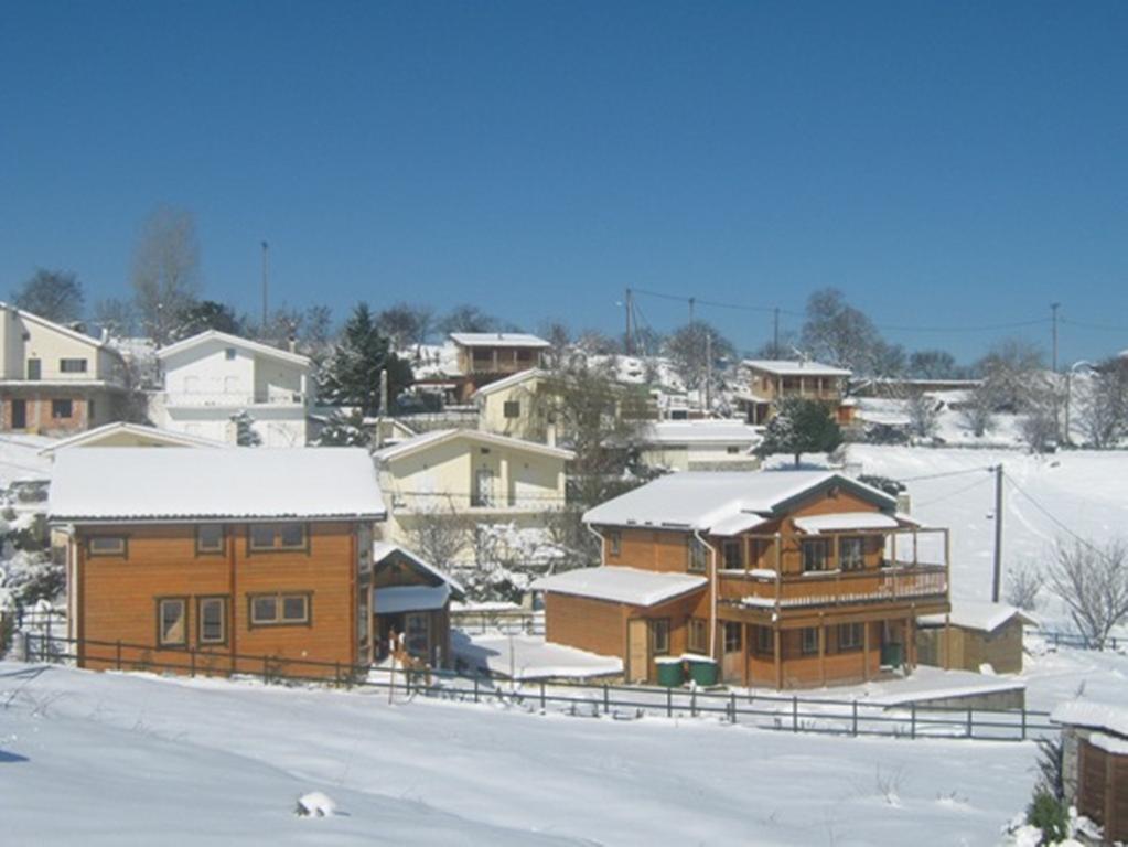Molos  Zeus-Village Οικισμός Φινλανδικών Chalet Με Πισίνες & Γυμναστήριο מראה חיצוני תמונה
